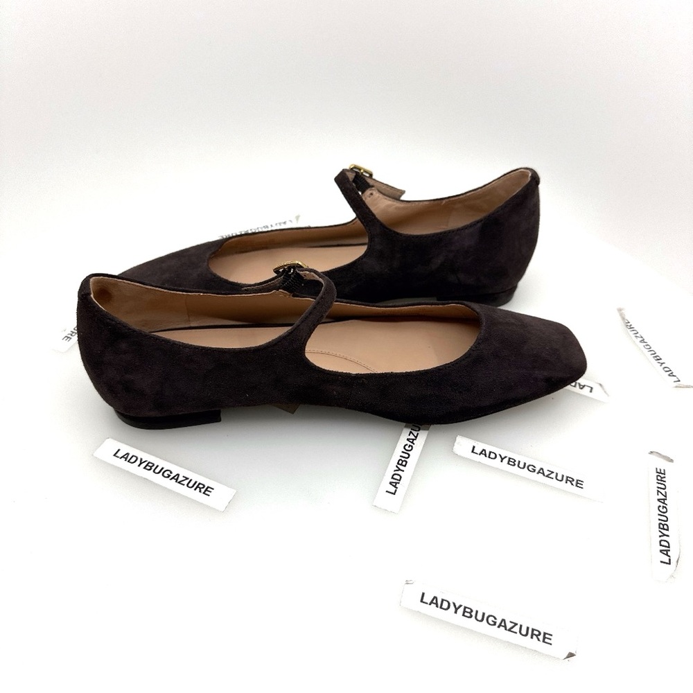 Cole Haan Women’s Brown Suede Mary Jane Flats - Picture 5 of 9